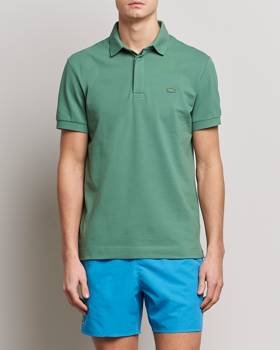 Herre | Polotrøjer | Lacoste | Regular Fit Tonal Crocodile Piké Ash Tree