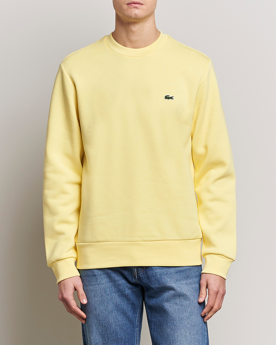 Herre | Trøjer | Lacoste | Crew Neck Sweatshirt Yellow