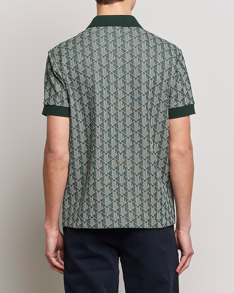 Herre | Polotrøjer | Lacoste | Classic Fit Monogram Polo Green/Wood Shaving