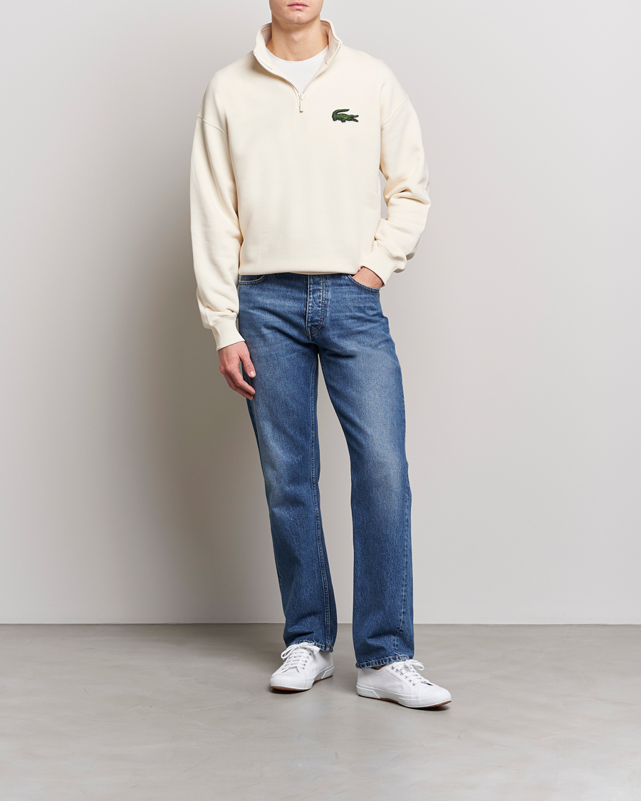 Herre | Trøjer | Lacoste | Organic Cotton Half Zip Sweater Lapland