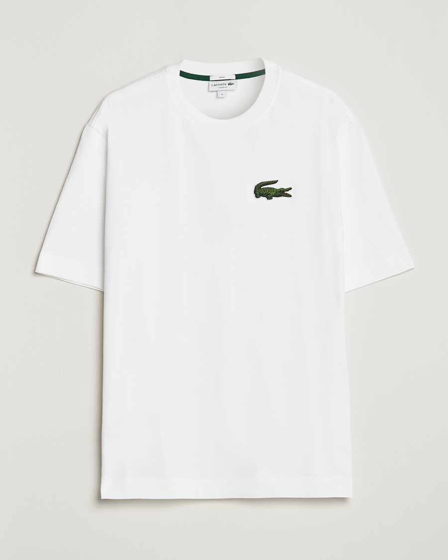 Herre | T-Shirts | Lacoste | Loose Fit T-Shirt White