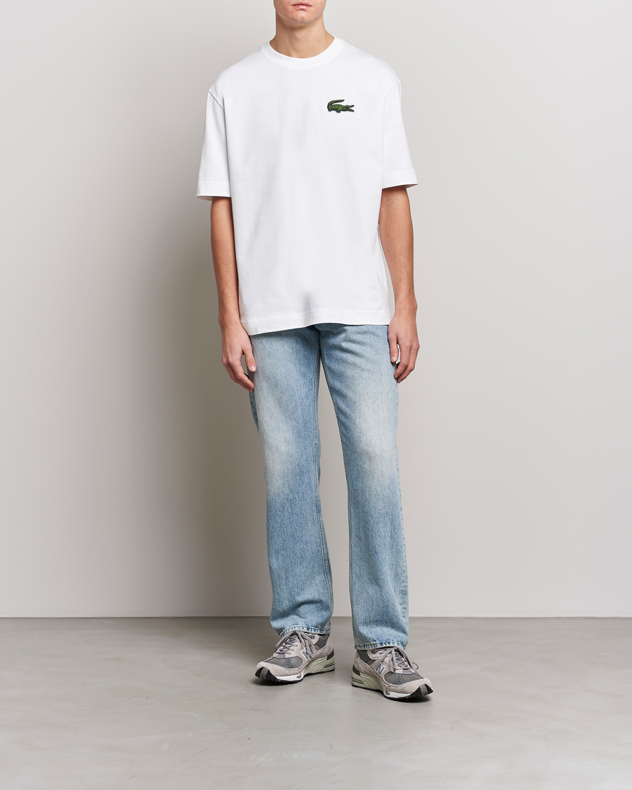 Herre | T-Shirts | Lacoste | Loose Fit T-Shirt White