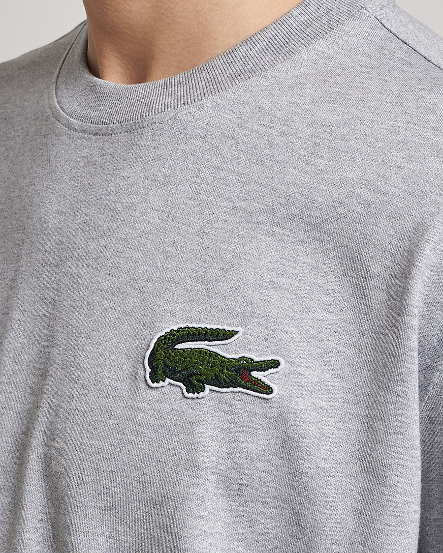 Herre | T-Shirts | Lacoste | Loose Fit T-Shirt Silver Chine