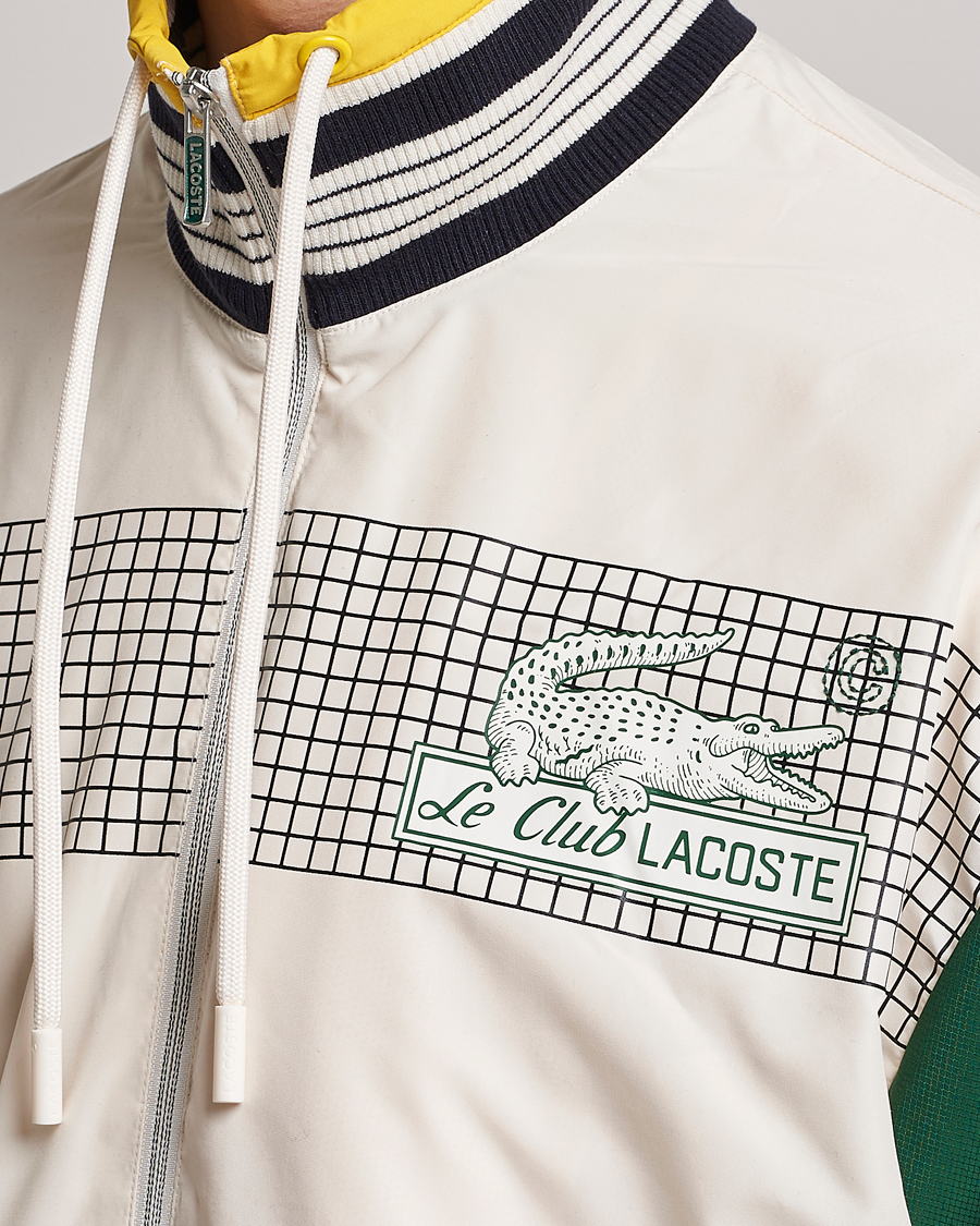 Herre | Jakker | Lacoste | Héritage net Print Water Repellent Jacket Lapland