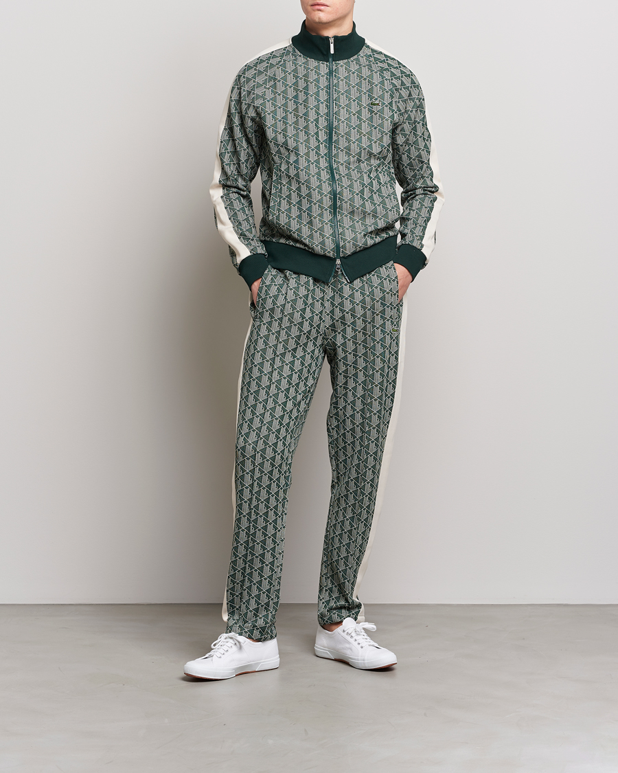 Herre | Bukser | Lacoste | Monogram Trackpant Green/Wood Shaving