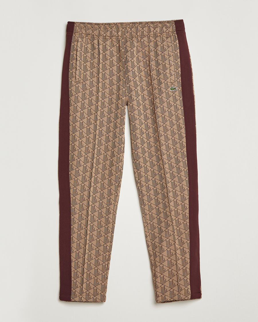 Herre | Bukser | Lacoste | Monogram Trackpant Viennese/Expresso