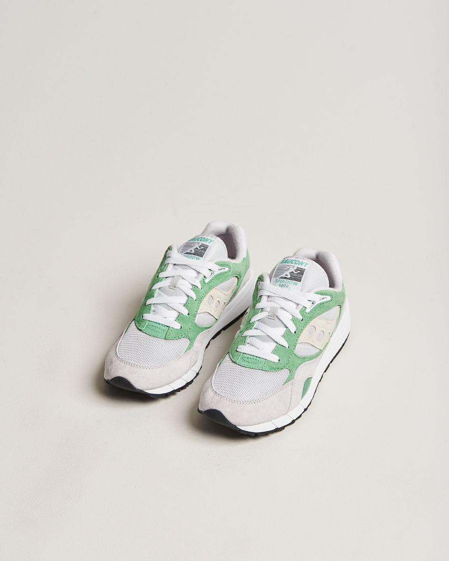 Herre | Saucony Shadow 6000 Sneaker Green/Grey | Saucony | Shadow 6000 Sneaker Green/Grey