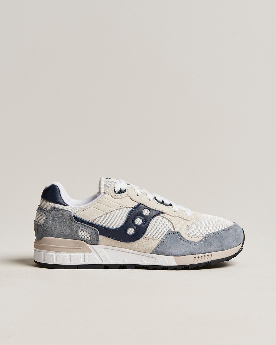 Herre | Saucony Shadow 5000 Sneaker Light Grey/Navy | Saucony | Shadow 5000 Sneaker Light Grey/Navy