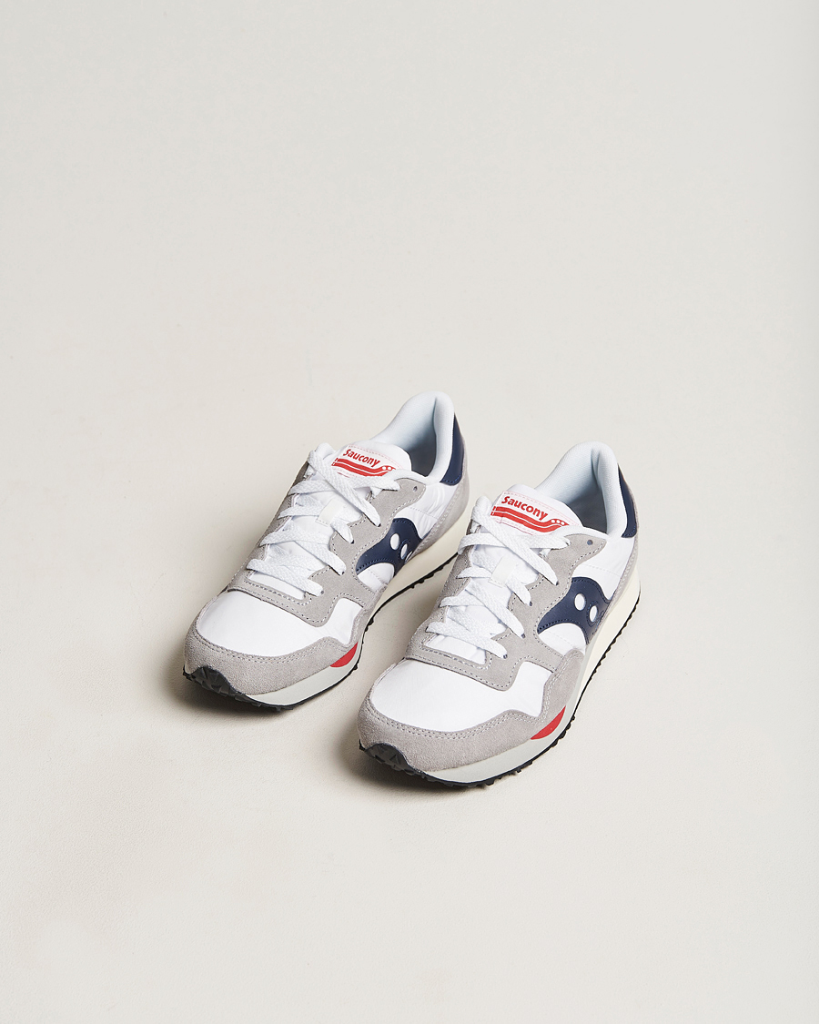 Herre | Saucony DXN Trainer Sneaker White/Navy | Saucony | DXN Trainer Sneaker White/Navy