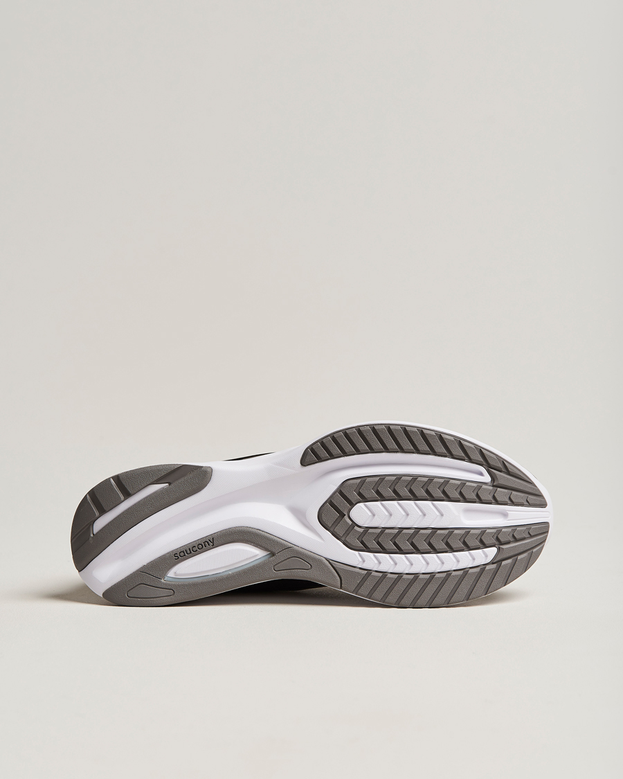 Herre | Saucony Guide 16 Running Sneakers Black/White | Saucony | Guide 16 Running Sneakers Black/White