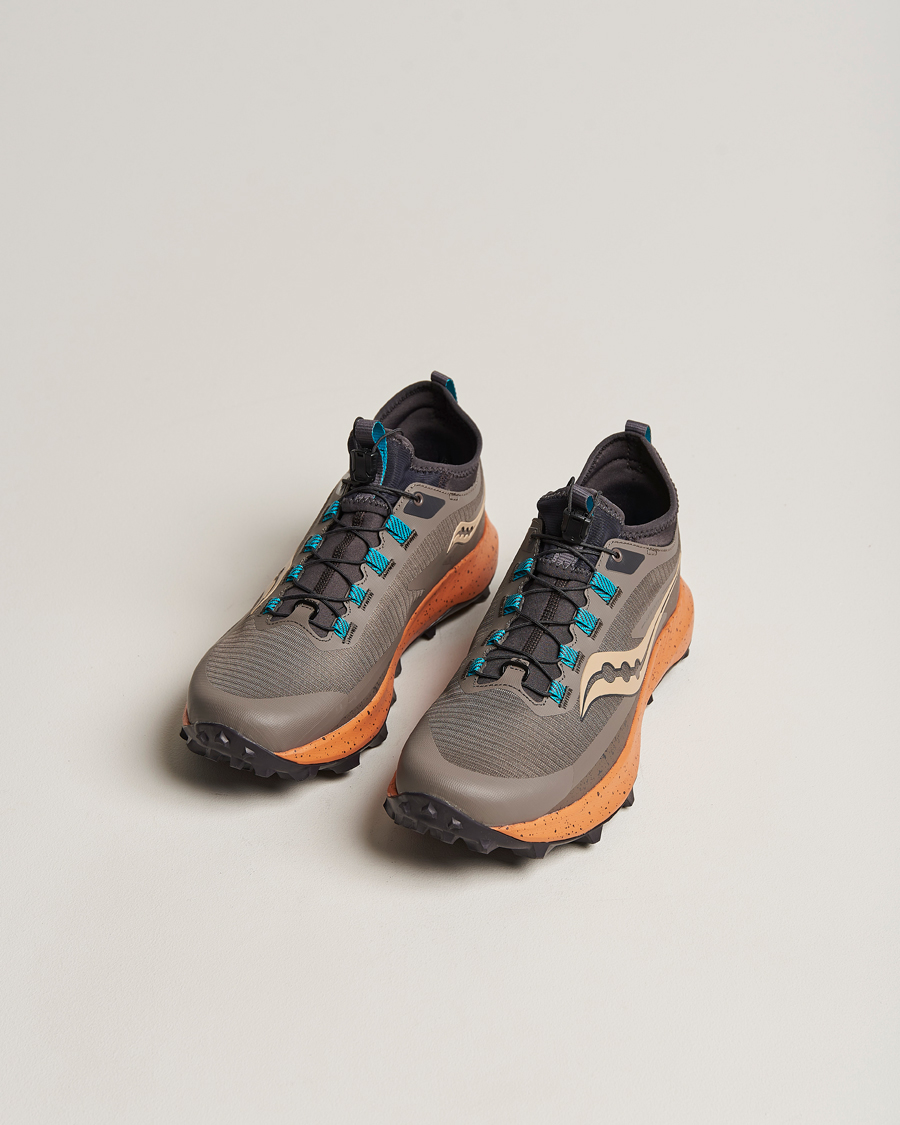 Herre | Saucony Peregrine 13 ST Trail Sneaker Umber/Basalt | Saucony | Peregrine 13 ST Trail Sneaker Umber/Basalt