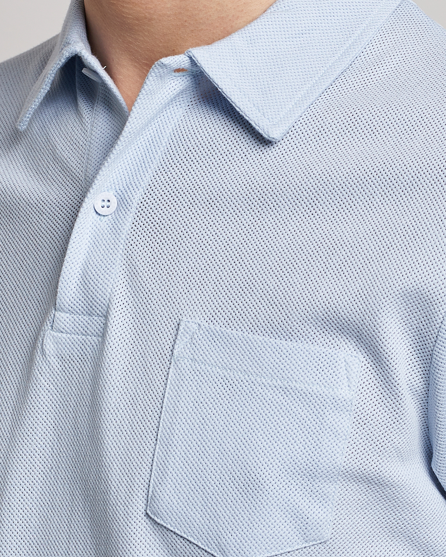 Herre | Polotrøjer | Sunspel | Riviera Polo Shirt Pastel Blue