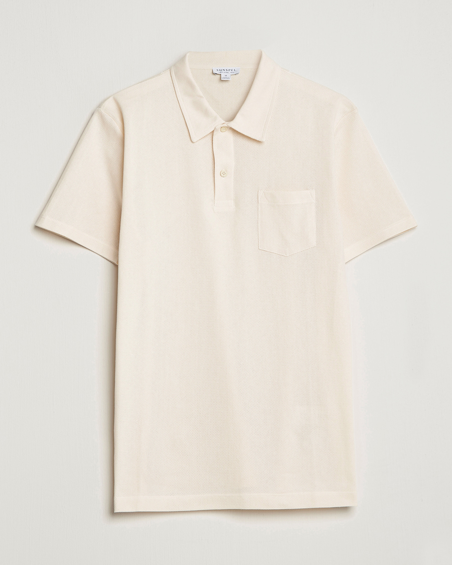 Herre | Polotrøjer | Sunspel | Riviera Polo Shirt Undyed