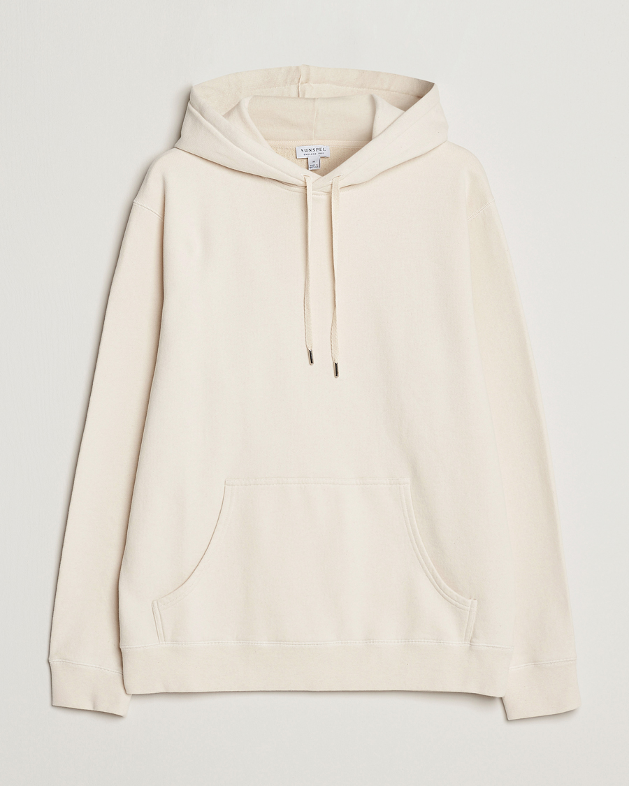 Herre | Trøjer | Sunspel | Loopback Hoodie Undyed