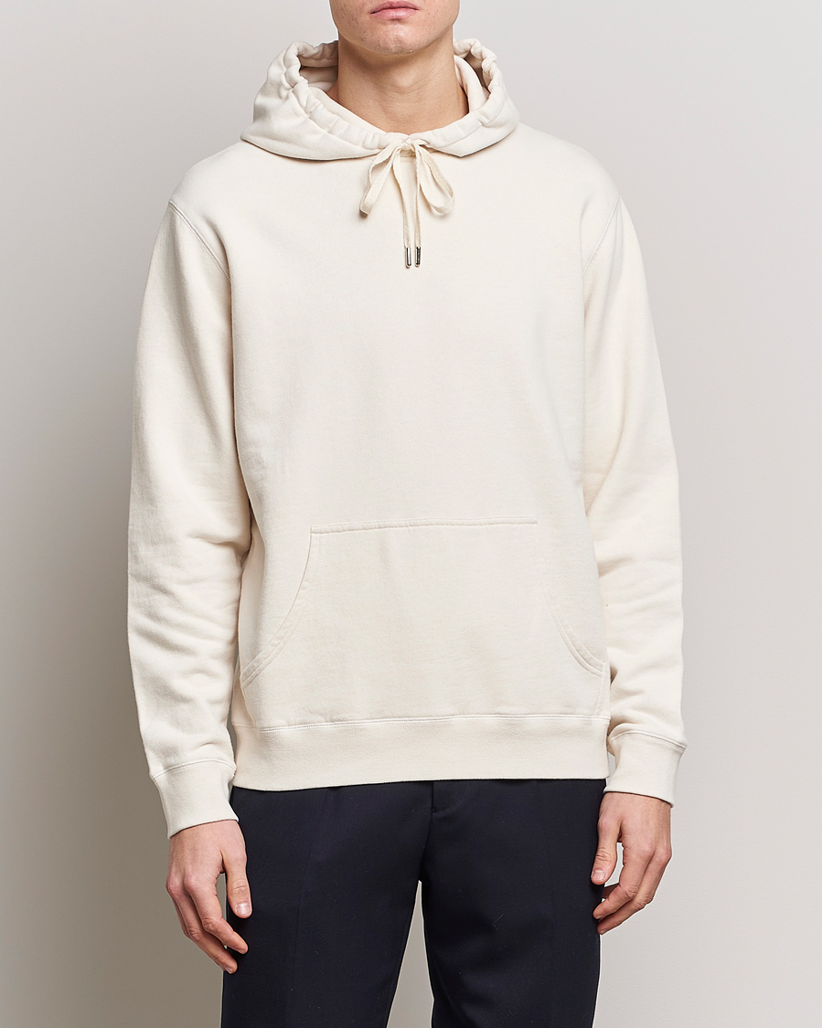 Herre | Trøjer | Sunspel | Loopback Hoodie Undyed