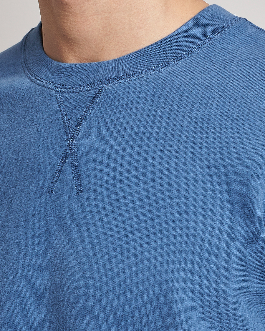 Herre | Trøjer | Sunspel | Loopback Sweatshirt Blue Stone