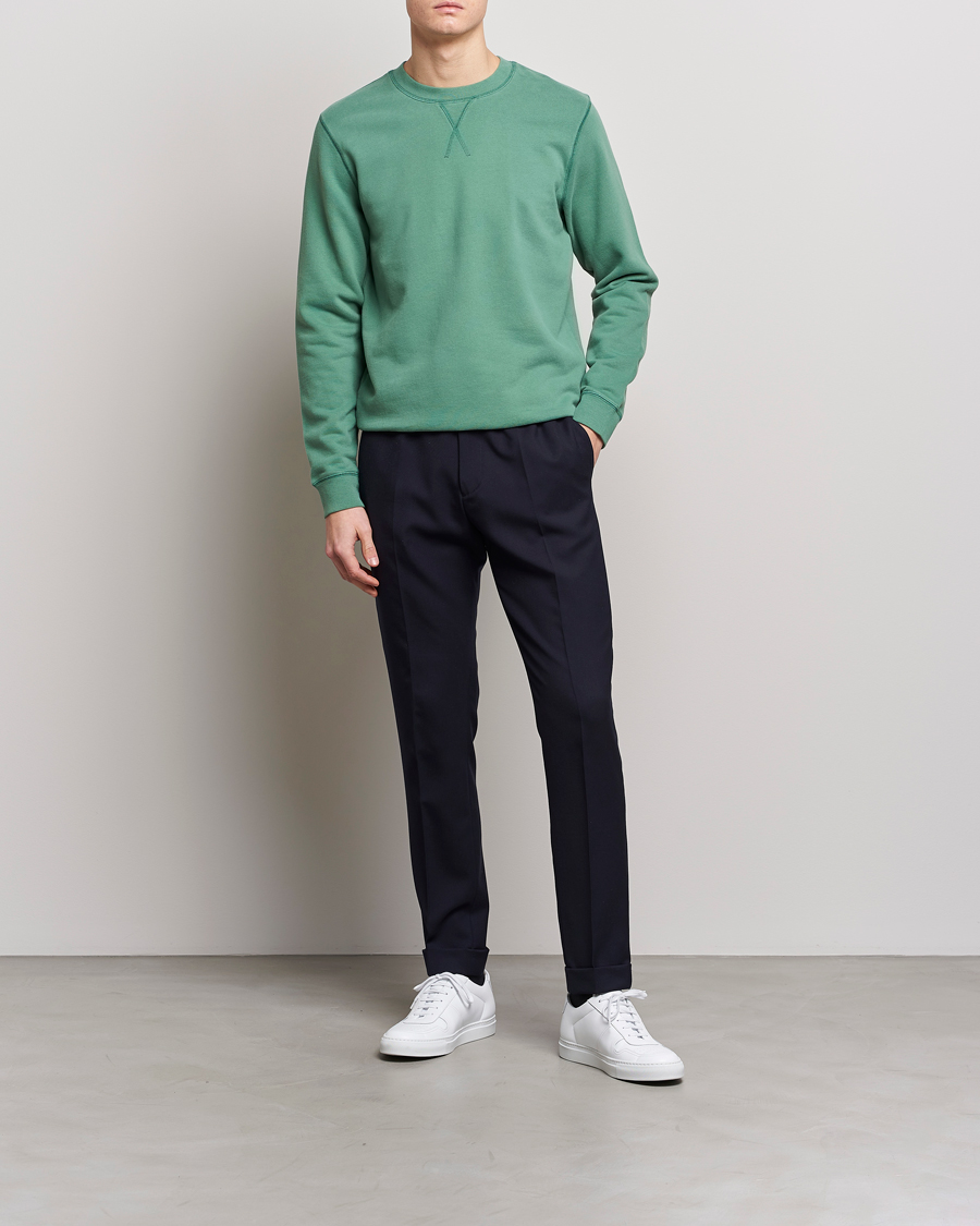 Herre | Trøjer | Sunspel | Loopback Sweatshirt Thyme