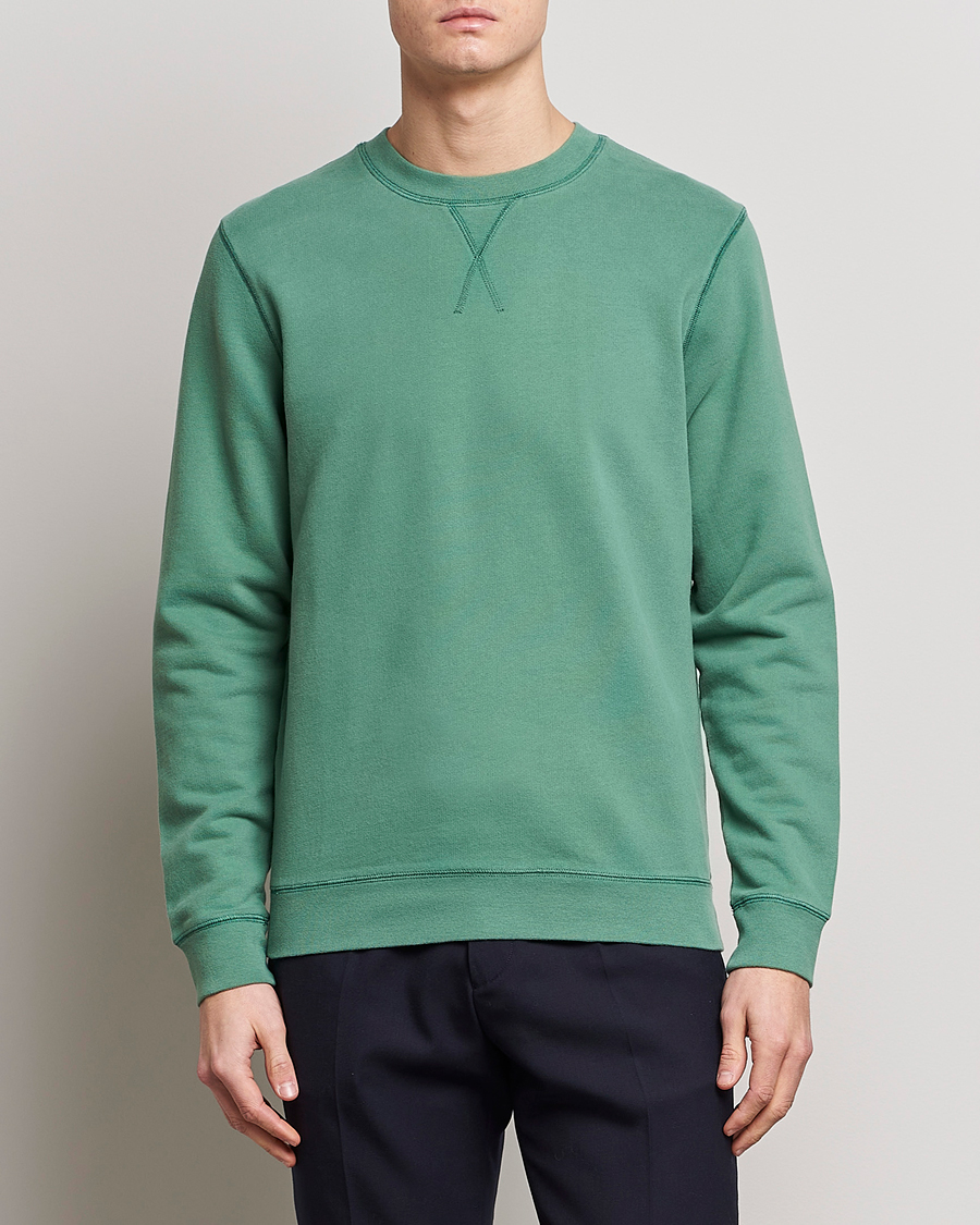 Herre | Trøjer | Sunspel | Loopback Sweatshirt Thyme