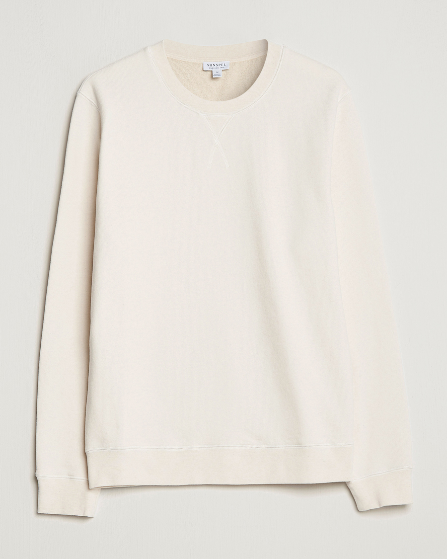 Herre | Trøjer | Sunspel | Loopback Sweatshirt Undyed