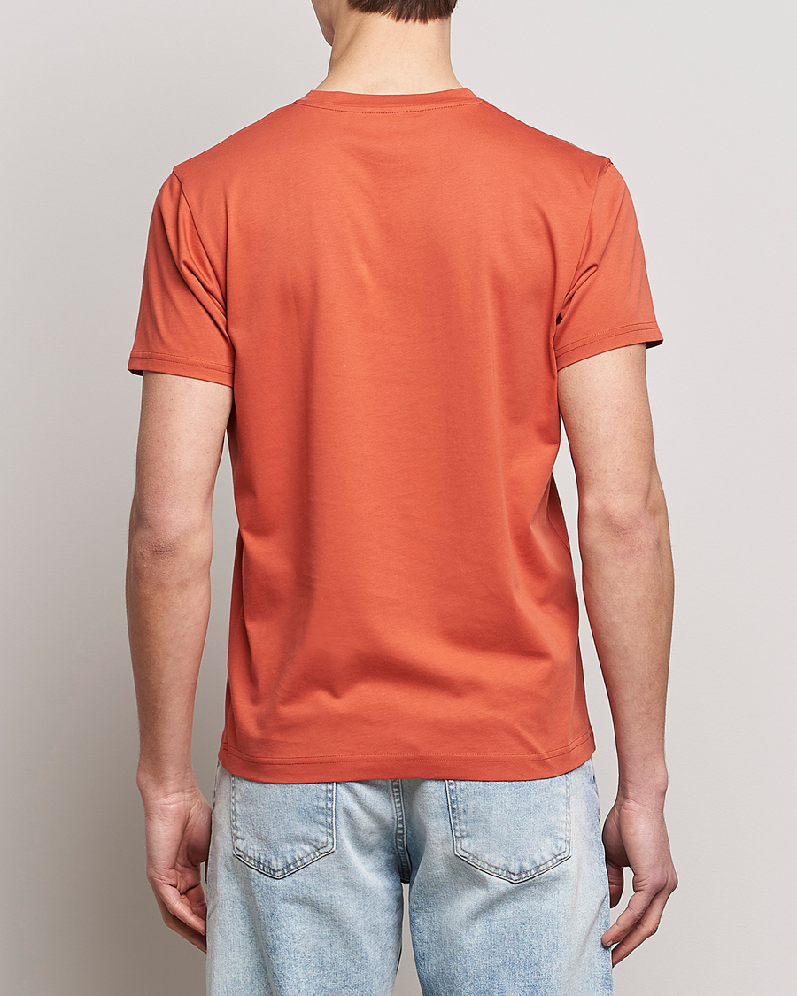 Herre | T-Shirts | Sunspel | Riviera Organic Tee Burnt Sienna