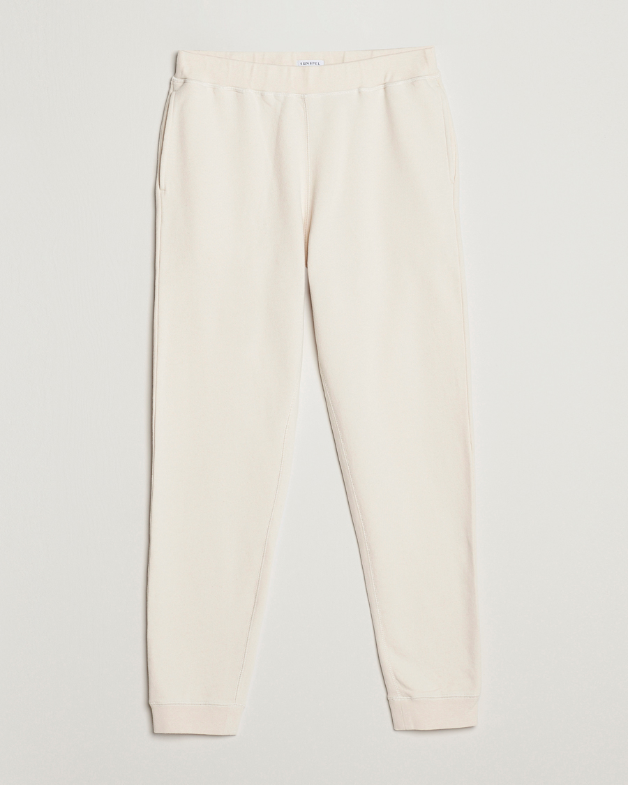 Herre | Bukser | Sunspel | Cotton Loopback Track Pants Undyed