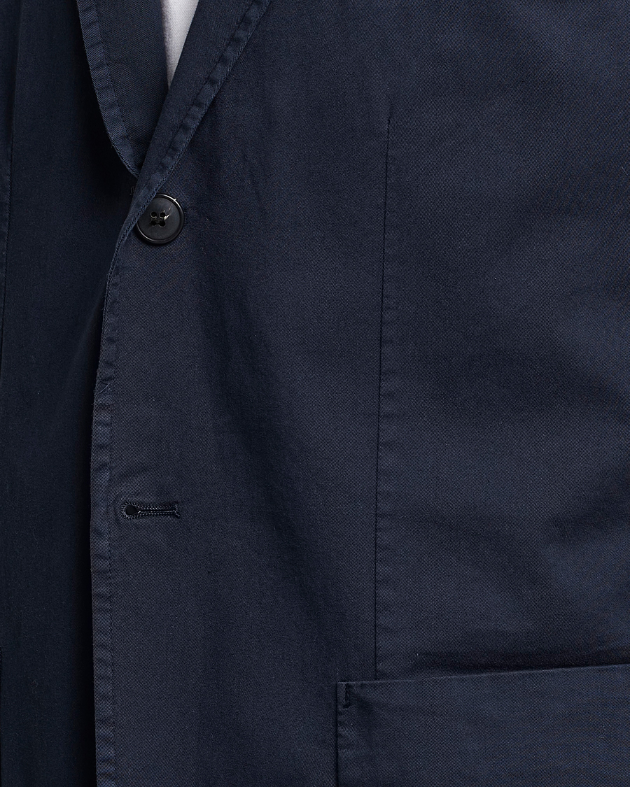 Herre | Blazere & jakker | Sunspel | Cotton Stretch Jacket Navy