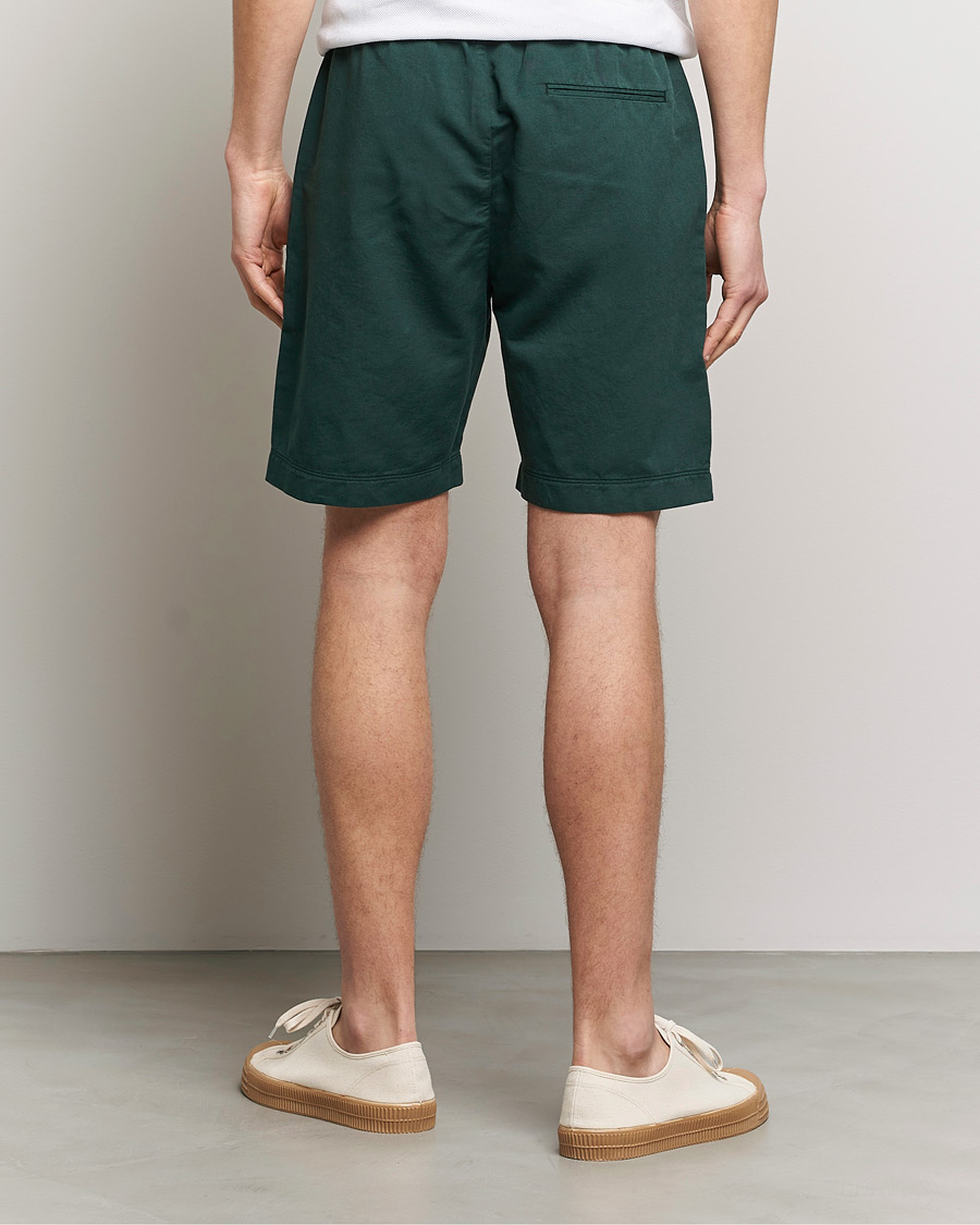 Herre | Shorts | Sunspel | Cotton/Linen Drawstring Shorts Seaweed