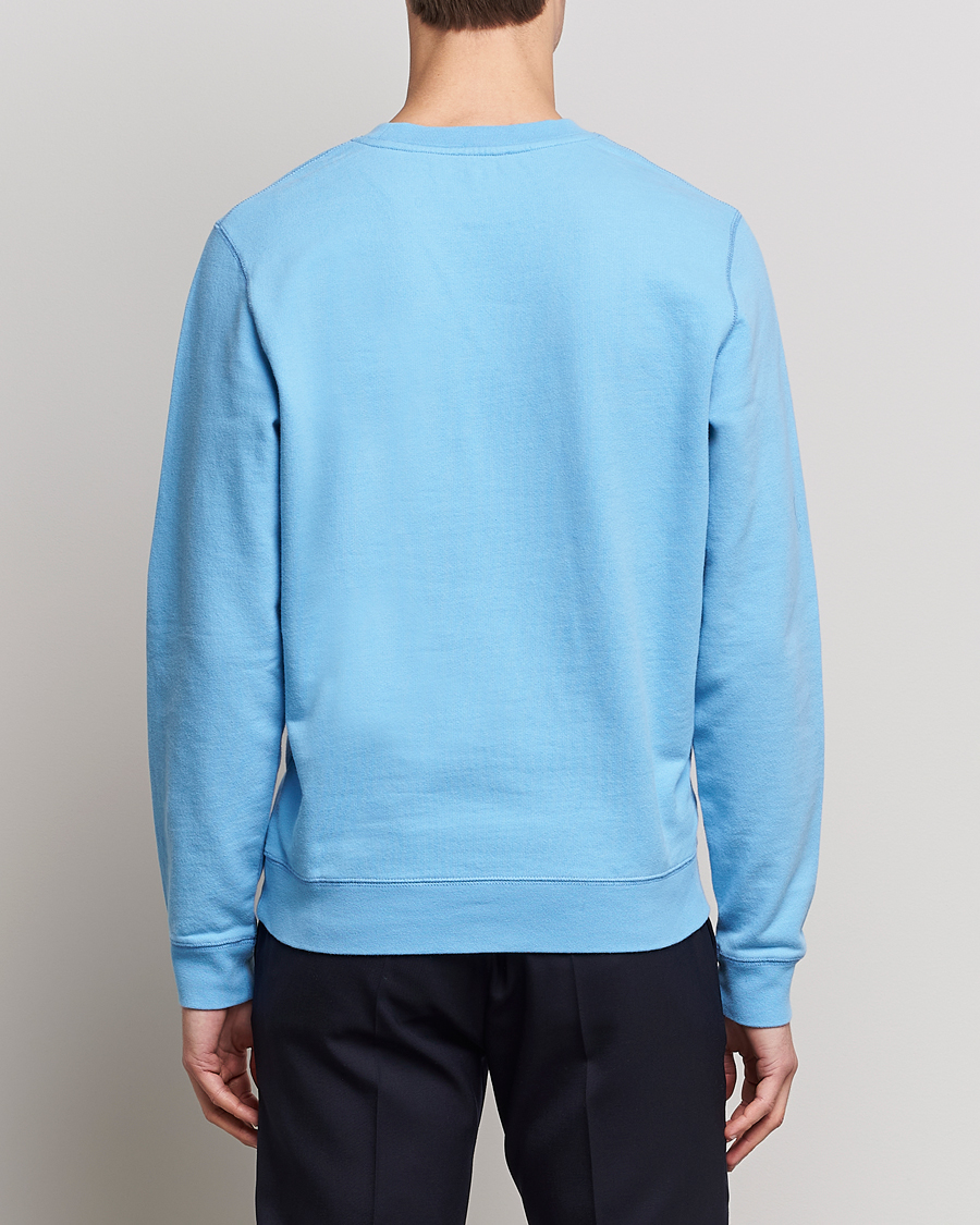 Herre | Trøjer | Sunspel | Loopback Sweatshirt Ocean Blue