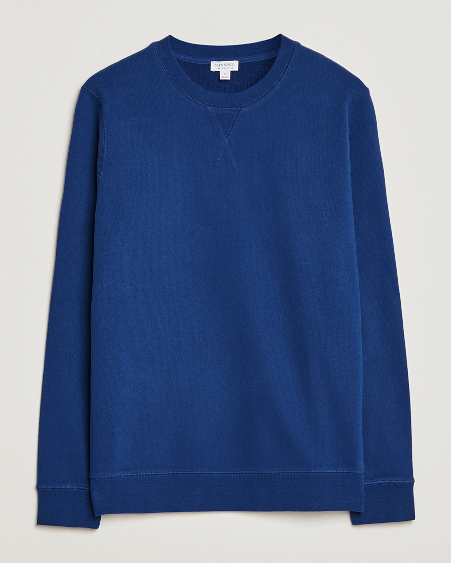 Herre | Trøjer | Sunspel | Loopback Sweatshirt Space Blue