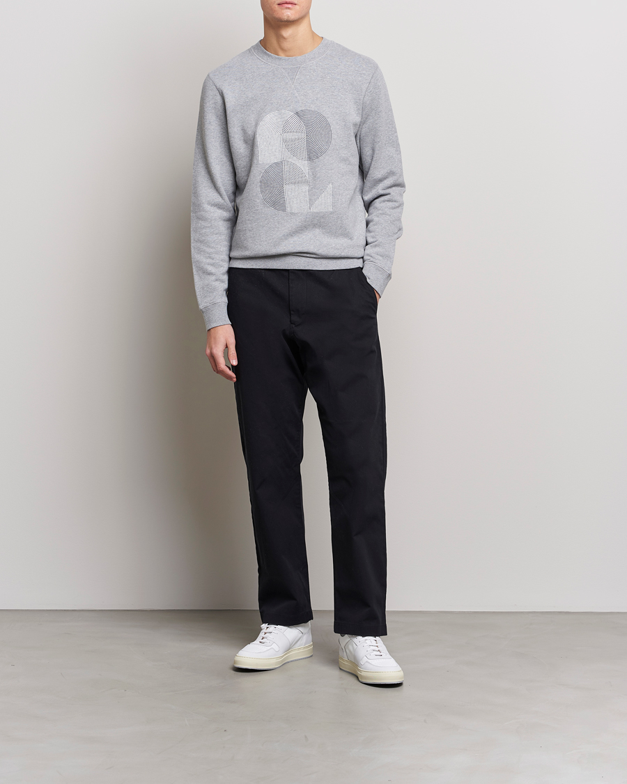 Herre | Trøjer | Sunspel | Craig Ward Colab Loopback Sweatshirt Grey Melange