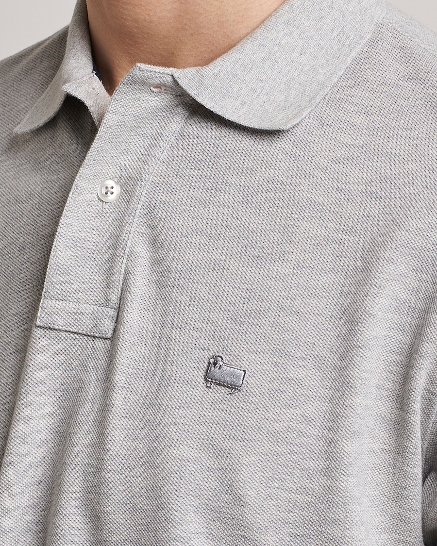 Herre | Polotrøjer | Woolrich | Classic American Polo Light Grey Melange
