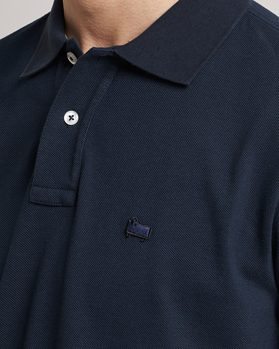 Herre | Polotrøjer | Woolrich | Classic American Polo Melton Blue