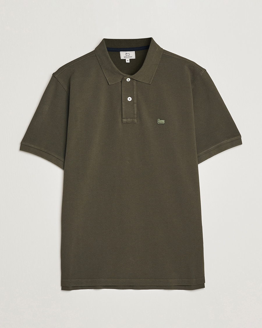 Herre | Polotrøjer | Woolrich | Classic American Polo Dark Green