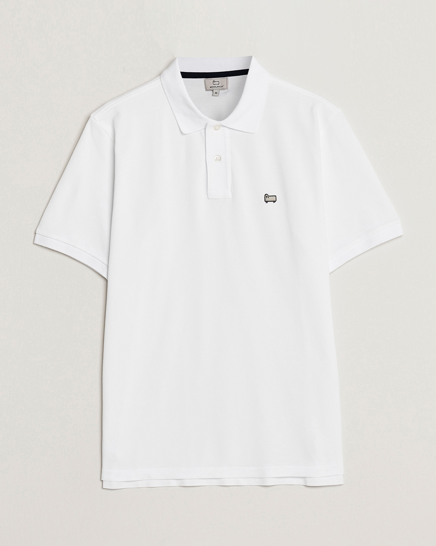 Herre | Polotrøjer | Woolrich | Classic American Polo Bright White
