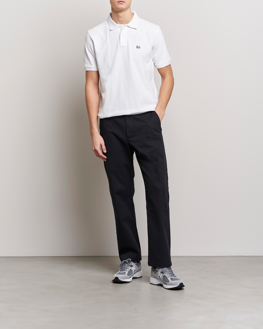 Herre | Polotrøjer | Woolrich | Classic American Polo Bright White