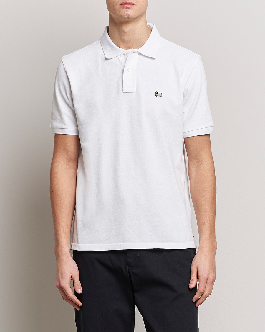 Herre | Polotrøjer | Woolrich | Classic American Polo Bright White