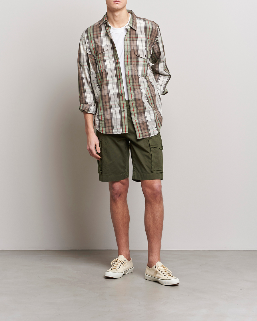 Herre | Shorts | Woolrich | Classic Cargo Shorts Dark Green