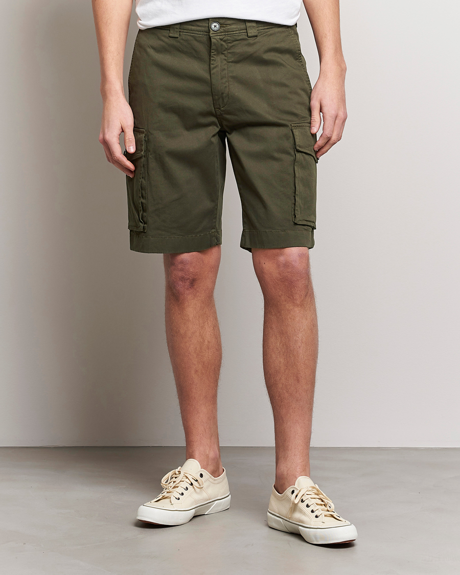 Herre | Cargoshorts | Woolrich | Classic Cargo Shorts Dark Green