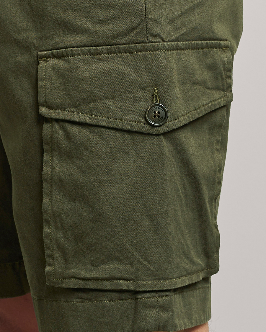 Herre | Shorts | Woolrich | Classic Cargo Shorts Dark Green