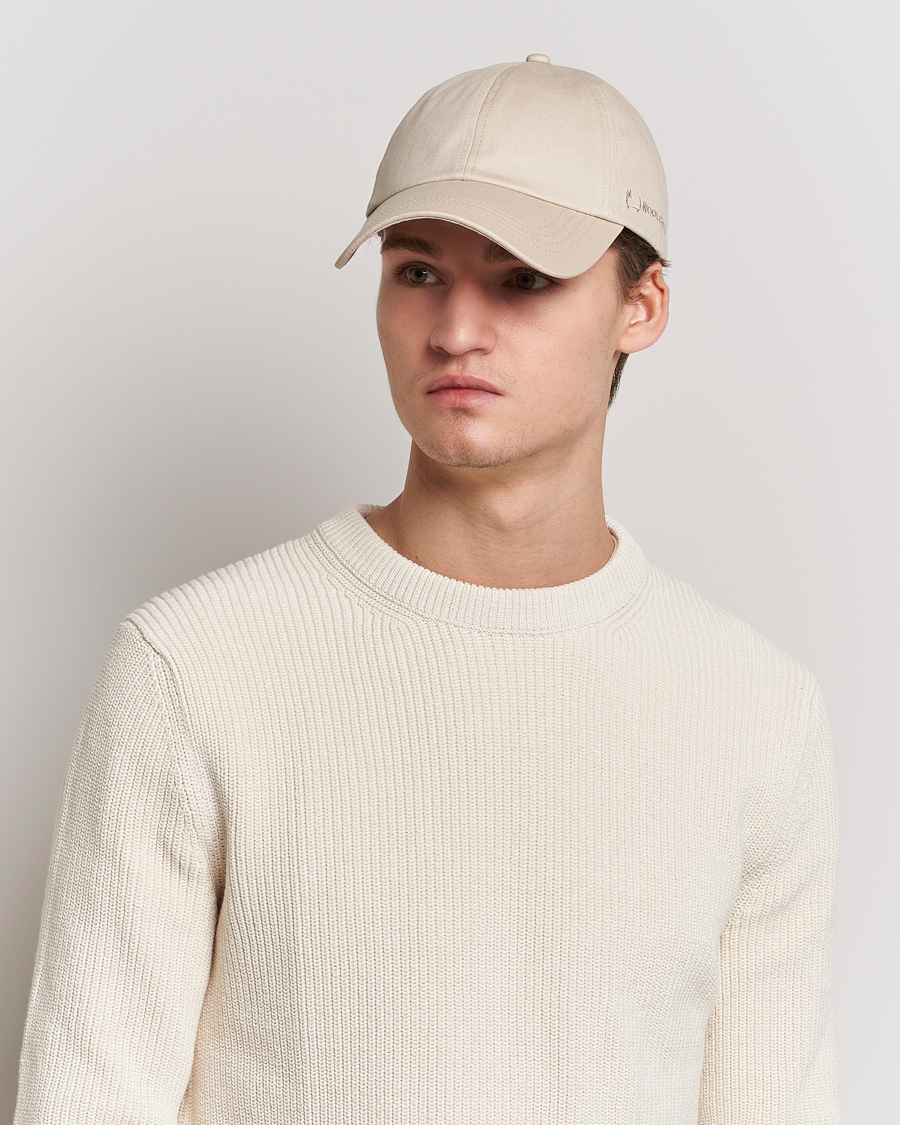 Herre | Woolrich Logo Baseball Cap Beach Sand | Woolrich | Logo Baseball Cap Beach Sand