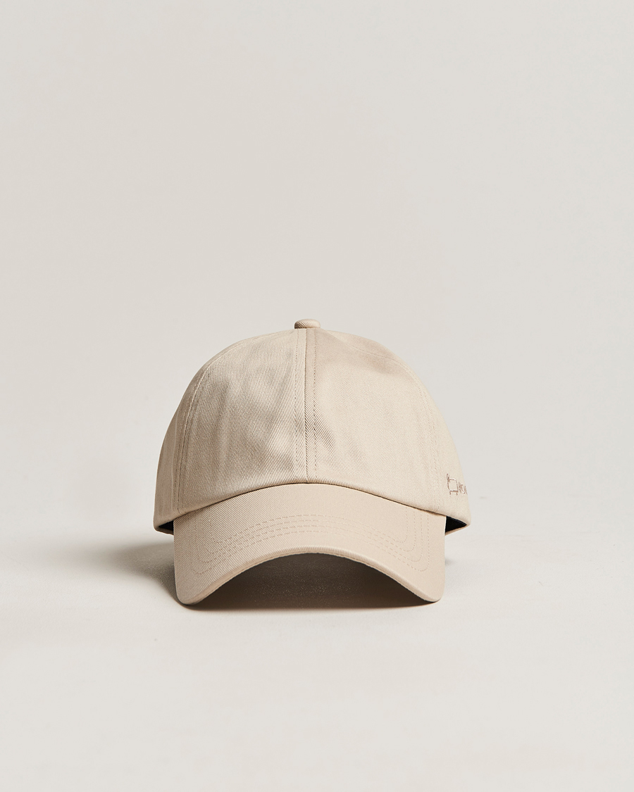 Herre | Woolrich Logo Baseball Cap Beach Sand | Woolrich | Logo Baseball Cap Beach Sand