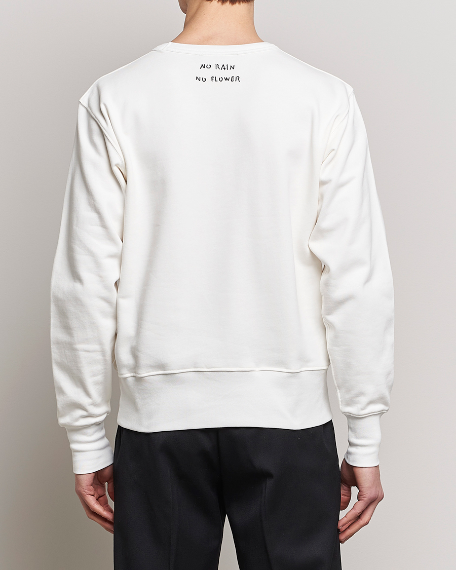 Herre | Trøjer | Lardini | Cotton Embroidery Logo Sweatshirt White