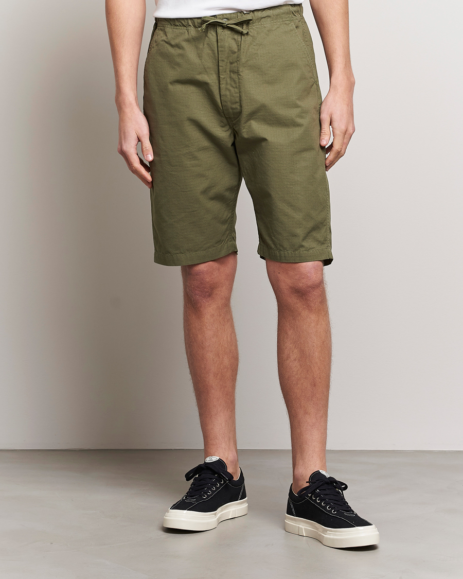 Interaktion samlet set Meget orSlow New Yorker Shorts Army Green - CareOfCarl.dk