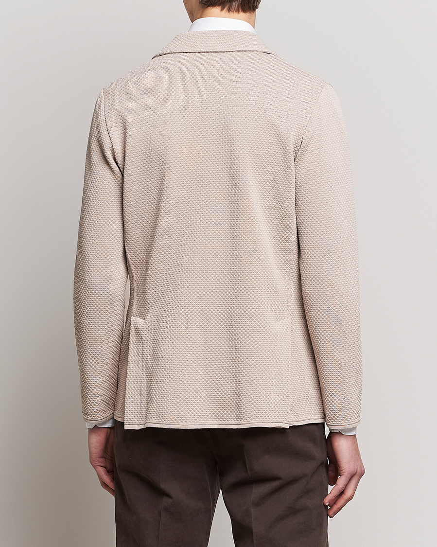 Herre | Blazere & jakker | Lardini | Knitted Structure Cotton Blazer Beige
