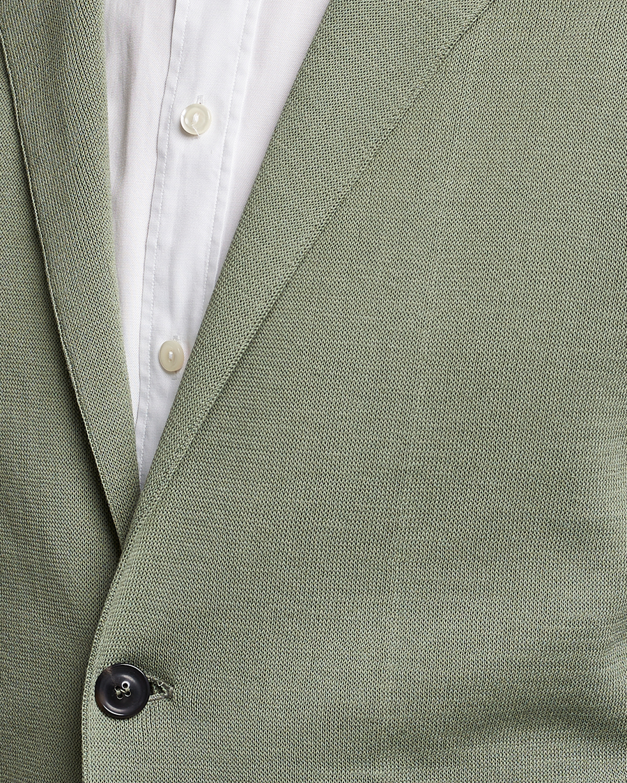 Herre | Blazere & jakker | Lardini | Knitted Cotton Blazer Soft Green
