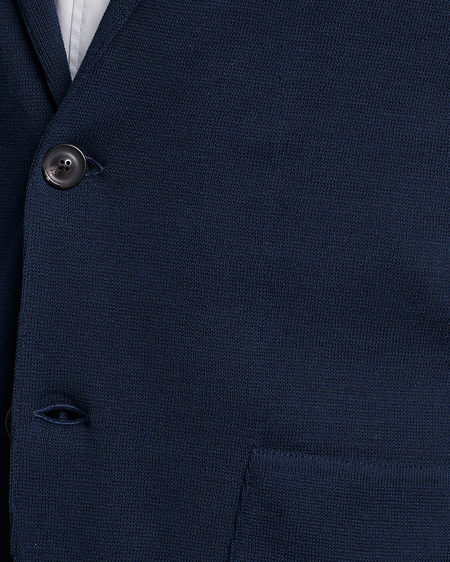 Herre | Blazere & jakker | Lardini | Knitted Cotton Blazer Navy