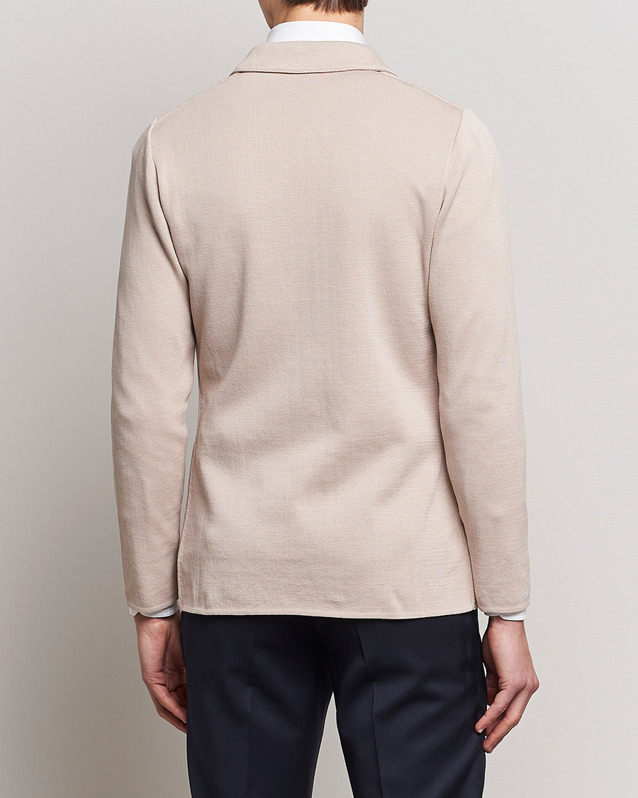 Herre | Blazere & jakker | Lardini | Knitted Cotton Blazer Beige
