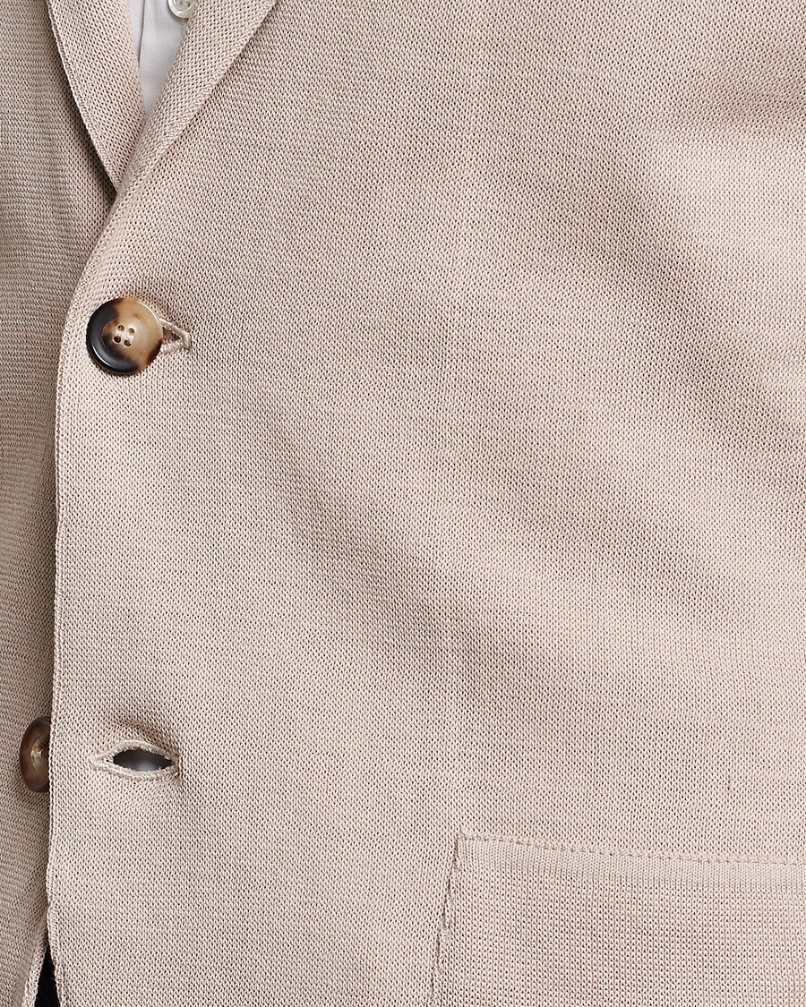 Herre | Blazere & jakker | Lardini | Knitted Cotton Blazer Beige