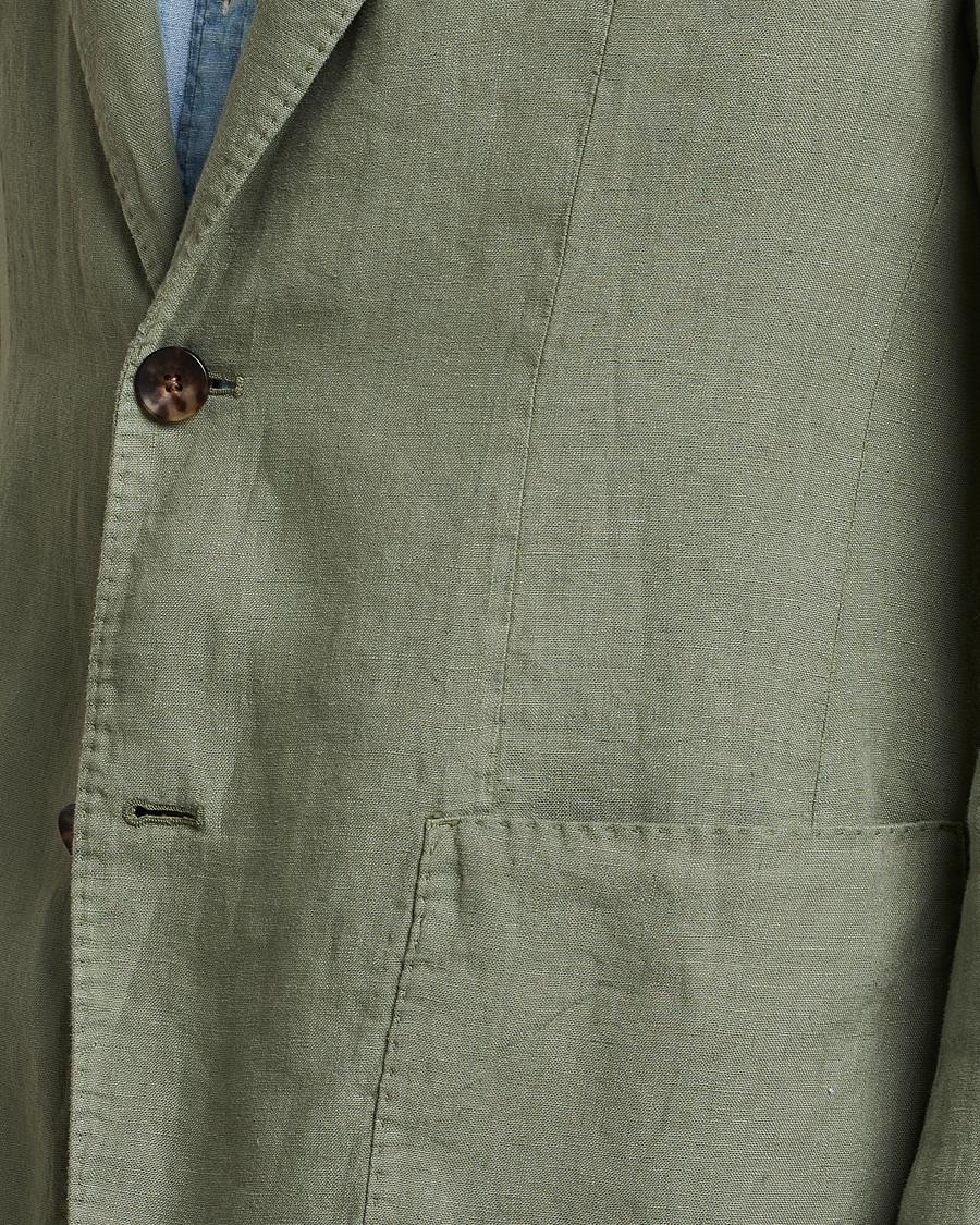 Herre | Blazere & jakker | Lardini | Patch Pocket Linen Blazer Olive