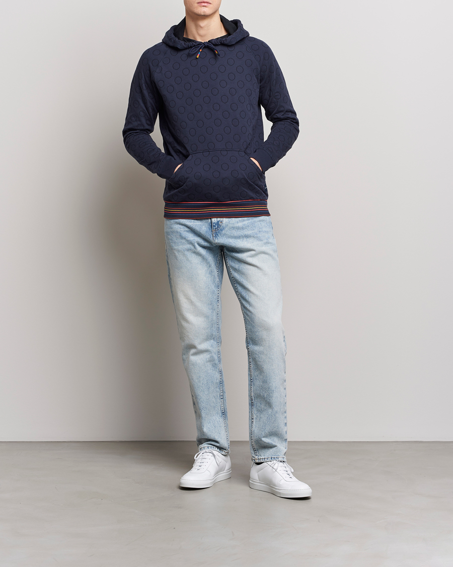 Herre | Trøjer | Paul Smith | Jacquard Hoodie Navy
